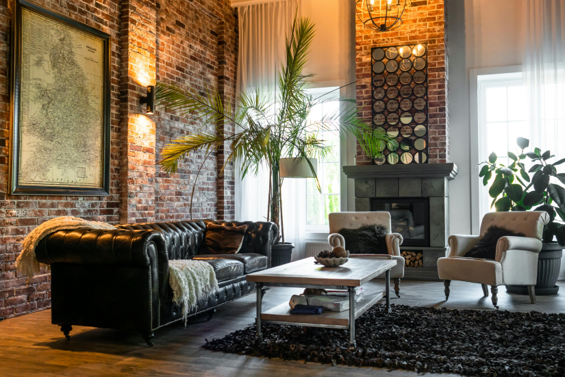 Industrial Living Room style